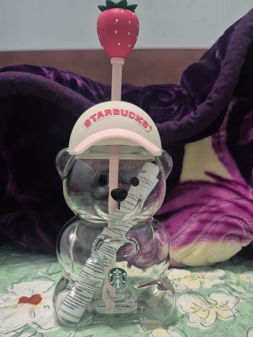 Starbucks Glass Bearista Pink Limited Edition